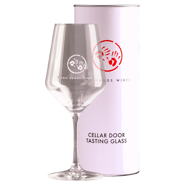 Two Hands Wine Glass in Canister