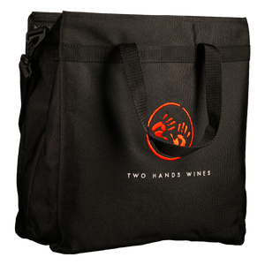 THW Embroided Wine Carrier - Black